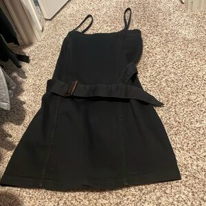 H&M black denim dress!!